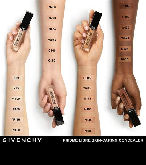 givenchy concealer prisme libre|Givenchy prisme libre concealer swatches.